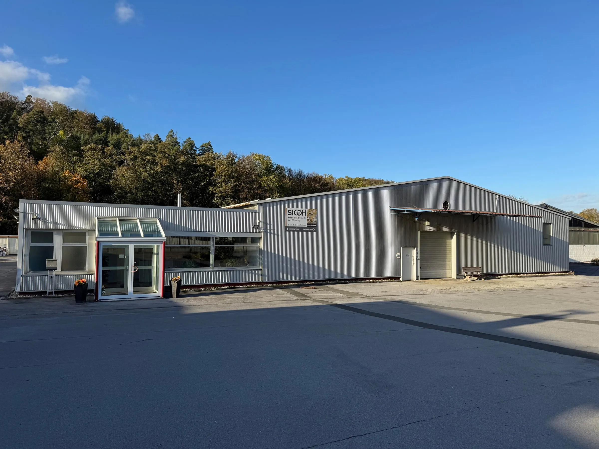 Produktionsgebäude der SICOH GmbH an der Oesestraße in Hemer